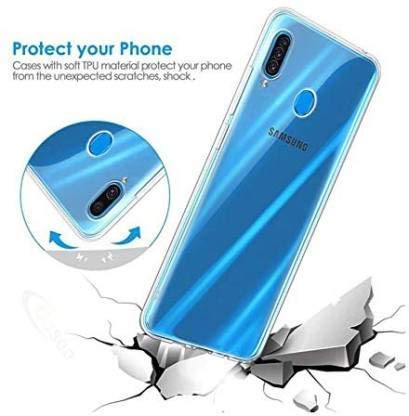 YOFO  Shockproof Soft HD Transparent Back Cover for Samsung A50 /A30s (Transparent)