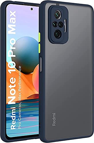 YOFO Matte Finish Smoke Back Cover With Camera Lens Protection for Mi Redmi Note 10 Pro / Note 10 Pro Max