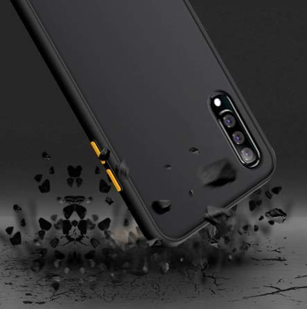 YOFO Matte Finish Smoke Back Cover with Full Camera Lens Protection for Mi A3
