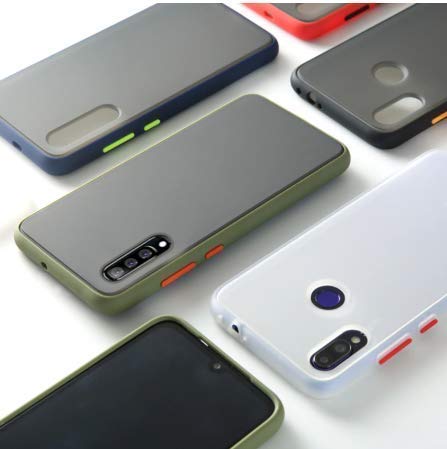 YOFO Matte Finish Smoke Back Cover with Full Camera Lens Protection for Mi A3