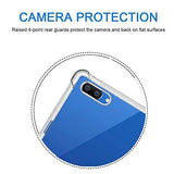 YOFO Silicone Back Cover for Realme C1;OPPO A3s - Transparent