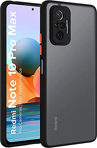 YOFO Matte Finish Smoke Back Cover With Camera Lens Protection for Mi Redmi Note 10 Pro / Note 10 Pro Max