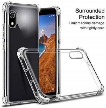 YOFO Rubber Shockproof Soft Transparent Back Cover for MI Redmi 7A All Sides Protection Case