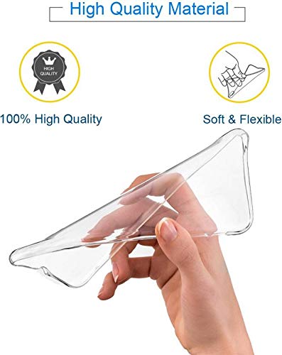 Yofo Back Cover for Samsung J2 (2018) Transparent Back Cover Ultra Thin (Transparent)