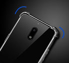 Yofo Transparent Soft Rubber Back Cover for Nokia 6 (Transparent)