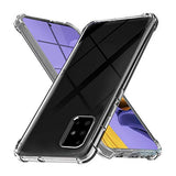 YOFO Silicon Shockproof Soft Transparent Back Cover for Samsung A51 - (Transparent)