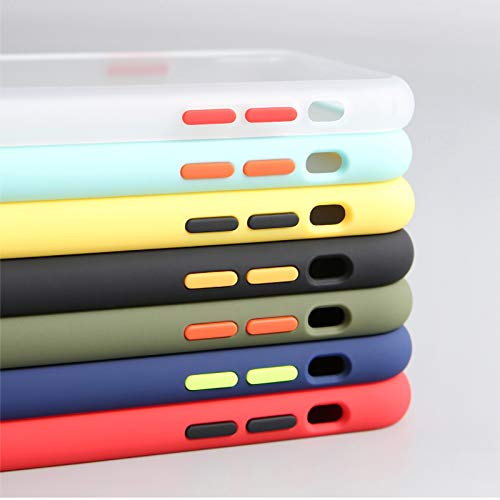 YOFO Matte Finish Smoke Back Cover for Mi Redmi Note 9-Red
