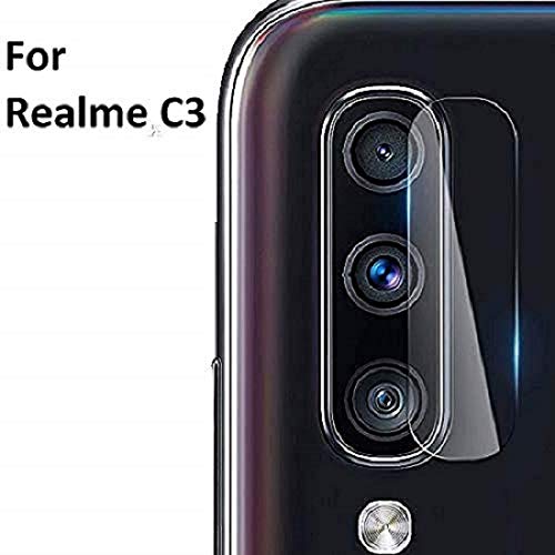 YOFO Anti Scratch Camera Lens Screen Protector 9H Camera Nano Glass for Realme C3 (Transparent)