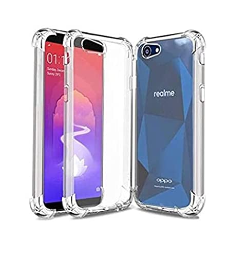 YOFO Back Cover for Realme 1 (Flexible|Silicone|Transparent |Shockproof)