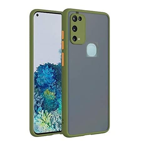 YOFO Matte Finish Smoke Back Cover with Full Camera Lens Protection for Realme 7i / C17