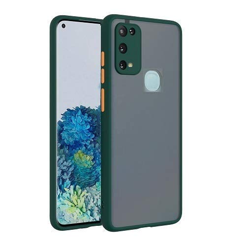 YOFO Matte Finish Smoke Back Cover with Full Camera Lens Protection for Realme 7i / C17