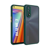 YOFO Matte Finish Smoke Back Cover with Full Camera Lens Protection for Realme 7
