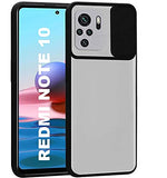 YOFO Camera Shutter Back Cover For Redmi Note 10 Pro/ Note 10 Pro Max, Smart Case With Free Mobile Stand
