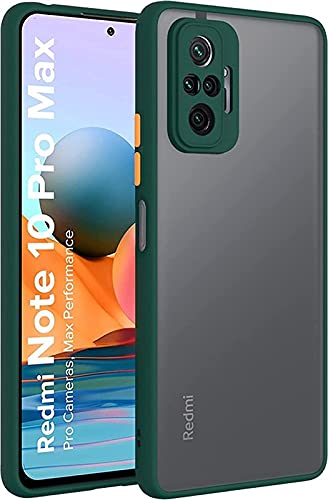 YOFO Matte Finish Smoke Back Cover With Camera Lens Protection for Mi Redmi Note 10 Pro / Note 10 Pro Max