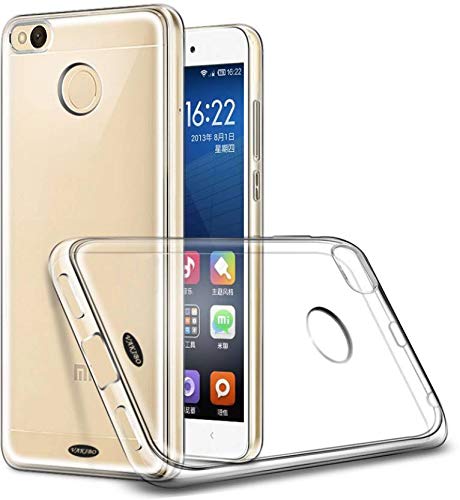 Yofo Soft Clear Back Cover for Mi Redmi 4 (Transparent)