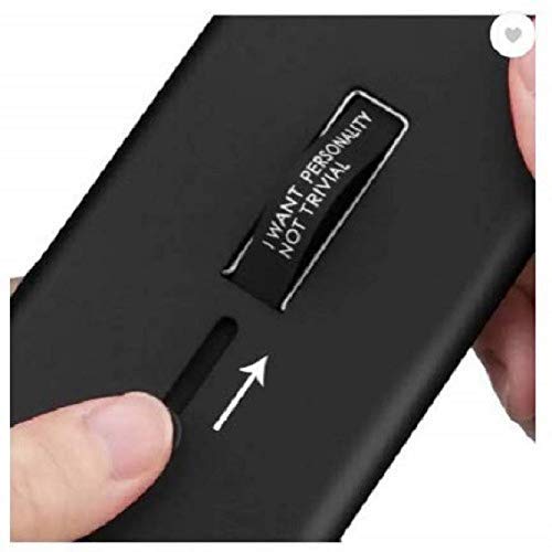 YOFO Fashion Case Full Protection Back Cover for MI Redmi Note 8 PRO(Black)
