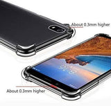 YOFO Rubber Shockproof Soft Transparent Back Cover for MI Redmi 7A - All Sides Protection Case