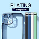 YOFO Ultra Thin Fashion Soft Silicon Electroplated Transparent Laser Plating Luxury Cover Case For Apple iPhone 12 Pro(6.1)