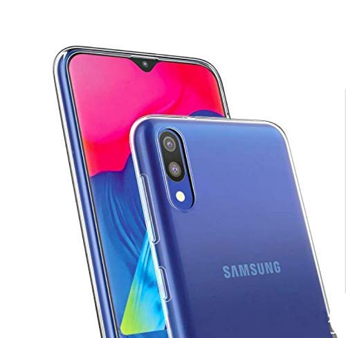 YOFO  Shockproof Soft Transparent Back Cover for Samsung M10s (Transparent)