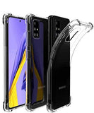 YOFO Silicon Shockproof Soft Transparent Back Cover for Samsung A51 - (Transparent)