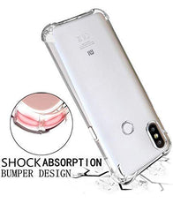 YOFO Rubber Back Cover for Redmi Y2 - Transparent