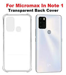 YOFO High Quality HD Transparent Back Cover for Micromax IN Note 1 (Transparent)