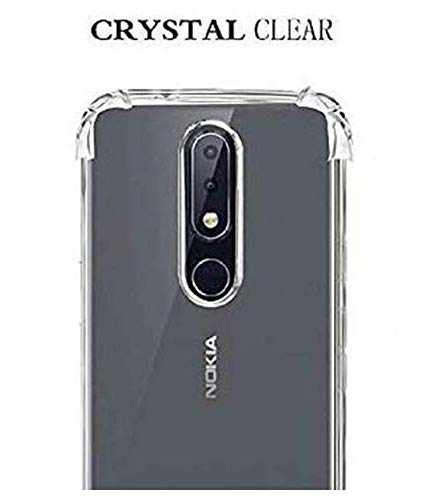 YOFO Combo for Nokia 3.1 Plus Transparent Back Cover + Matte Screen Guad with Free OTG Adapter