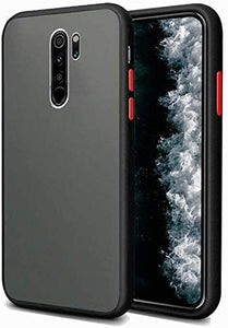YOFO Matte Finish Smoke Back Cover with Full Camera Lens Protection for Oppo A9(2020)