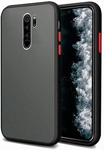YOFO Matte Finish Smoke Back Cover with Full Camera Lens Protection for Oppo A9(2020)