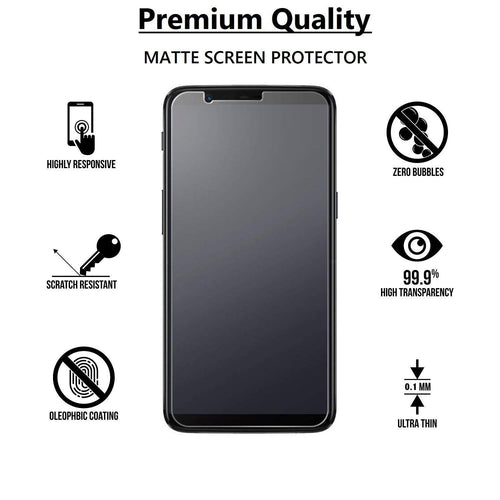 YOFO Anti Glare Matte Finish Anti-Fingerprint Screen Protector for MI Redmi 4A (Transparent)
