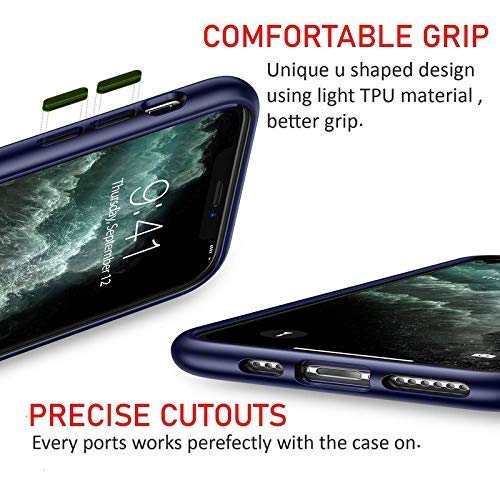 YOFO Matte Finish Smoke Back Cover for Oppo F15 -BLACK