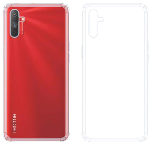 YOFO Silicon Transparent Back Cover for Realme C3 Shockproof Bumper Corner with Ultimate Protection
