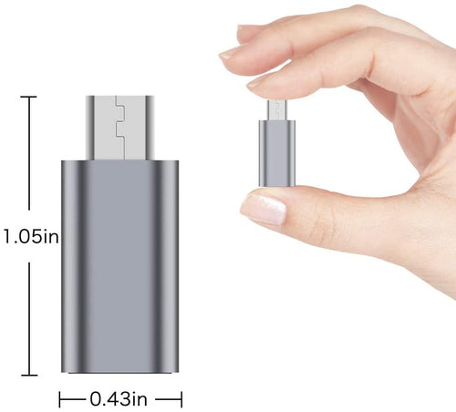 YOFO USB Type C( Female) to Micro USB(Type-B)(Male) Convert Connector Support Charge- Pack Of 1