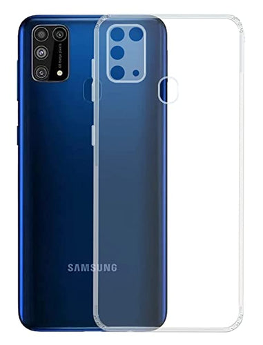 YOFO Back Cover for Samsung Galaxy M31 / M31 Prime (Flexible|Silicone|Transparent|Dust Plug|Camera Protection)