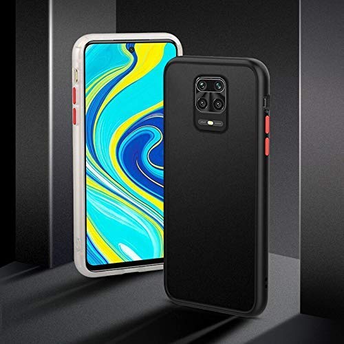 YOFO Matte Finish Smoke Back Cover for Mi Redmi Note 9Pro-BLACK