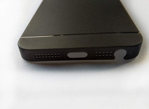 Yofo Soft Ultra Thin Logo Cut Paper Back Cover Case for iPhone 5/5S (Black)