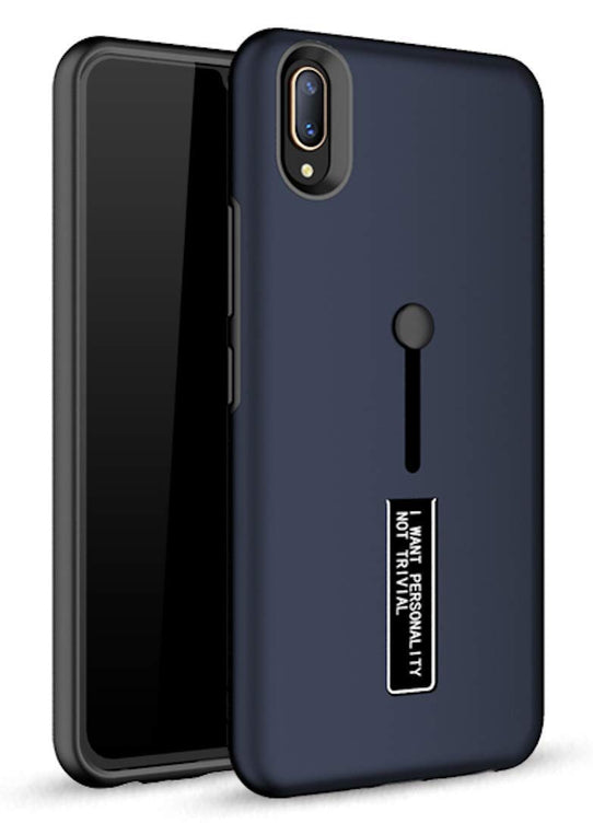 YOFO Fashion Case Full Protection Back Cover for Samsung M10 (BLUE)