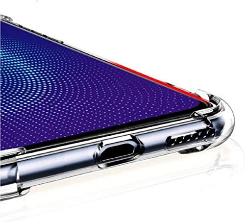 YOFO Flexible Back Cover for Samsung Galaxy A50 / A30s (Transparent) Shockproof All Side Protection Case