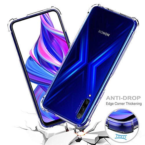 YOFO Honor 9X Transparent Back Cover (Transparent) Soft Clear Back Cover