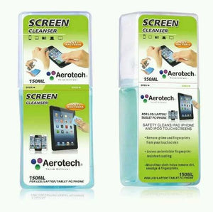 Aerotech Screen and Cleaning Spray Cleaning Kit for Laptop, Keyboard, Mobile, Tablet, Camera Lens, LCD, LED TV
