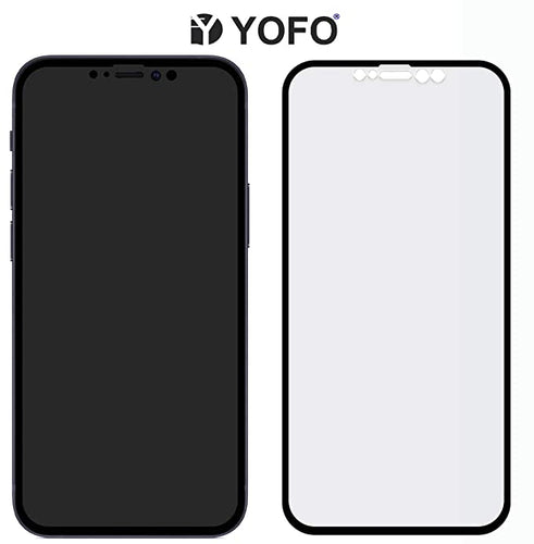 YOFO Anti Glare Mattte Finish Anti-Fingerprint 9H Ceramic Flexible Screen Protector for iPhone 12Pro (6.1) (Edge to Edge Full Screen Coverage)