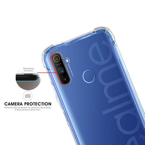 YOFO Back Cover for Realme Narzo 10A / Narzo 20A (Flexible|Silicone|Transparent |Shockproof)
