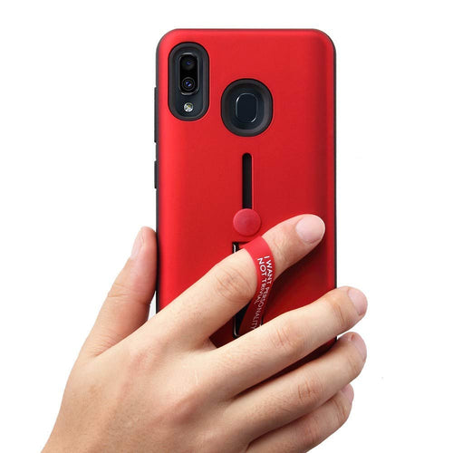 YOFO Fashion Case Full Protection Back Cover for Samsung M30(RED)