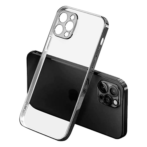 YOFO Ultra Thin Fashion Soft Silicon Electroplated Transparent Laser Plating Luxury Cover Case For Apple iPhone 12 Pro(6.1)