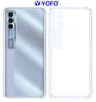 YOFO Back Cover for Tecno Spark 7 Pro (Flexible|Silicone|Transparent |Shockproof)