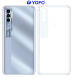 YOFO Back Cover for Tecno Spark 7 Pro (Flexible|Silicone|Transparent |Shockproof)