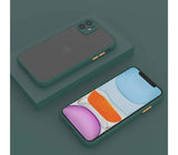 YOFO Matte Finish Smoke Back Cover for Apple iPhone 12 Mini (5.4)-Green
