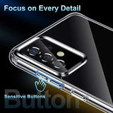 YOFO 2.0 MM Transparent Back Cover Clear Case For Samsung A23 (5G)