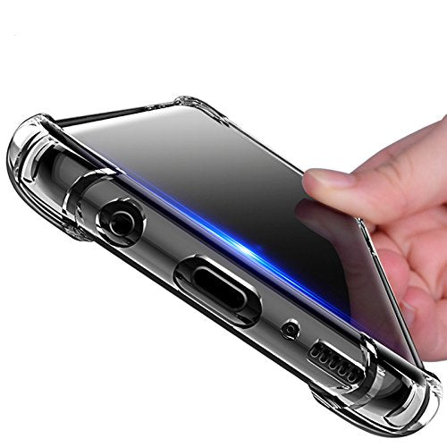 YOFO Shockproof HD Transparent Back Cover for Samsung Galaxy S8 (Transparent)