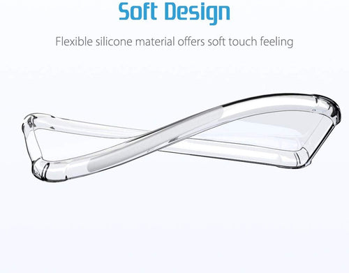 YOFO Silicon Full Protection Back Cover for OnePlus 7T (Transparent) Shockproof Ultra Thin